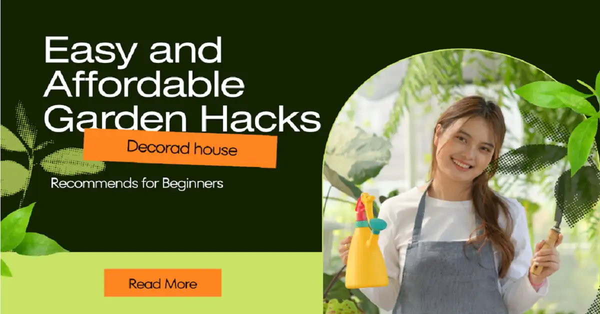 Easy and Affordable Garden Hacks Decoradhouse Recommends for Beginners