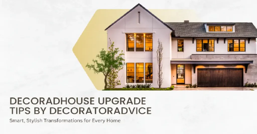 decoradhouse upgrade tips by decoratoradvice