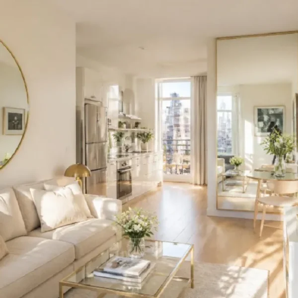 Mirror Magic for Illuminating Small Apartments and Small Interior Spaces