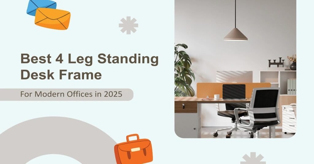 dual motor standing desk frame
